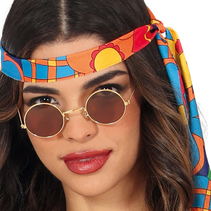 Damski kostium w kwiaty Hippie 60S, 3-częściowy