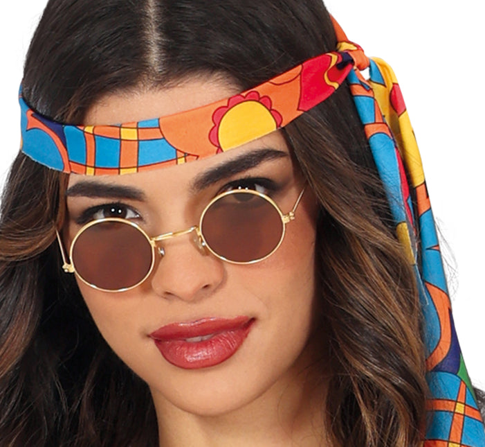 Damski kostium w kwiaty Hippie 60S, 3-częściowy