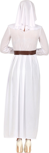 Kostium zakonnicy dla białych kobiet