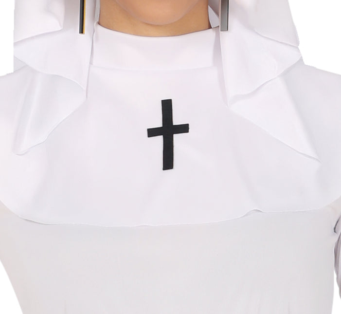 Kostium zakonnicy dla białych kobiet