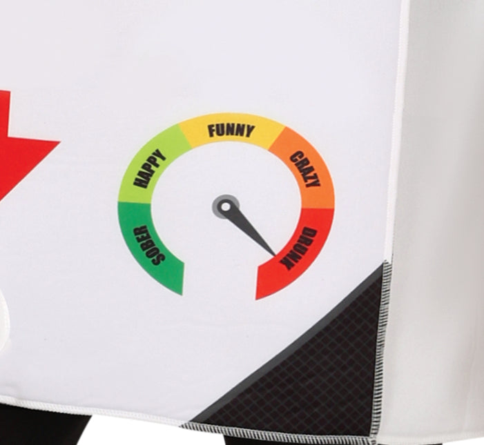 Alkomat w policyjnym kombinezonie