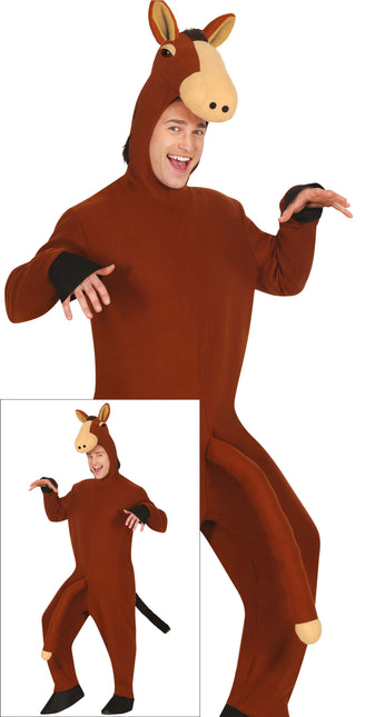 Kombinezon dla konia Brązowy