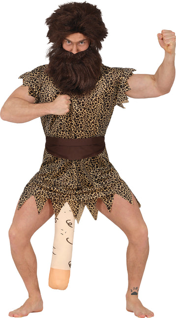 Penis w kostiumie jaskiniowca