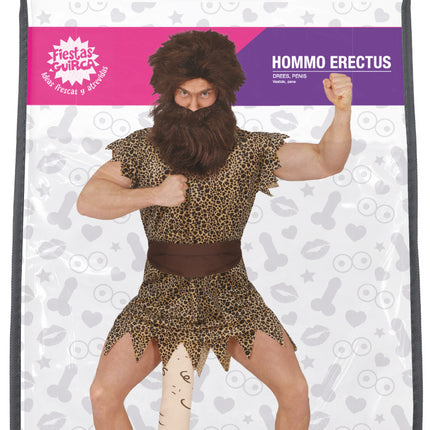 Penis w kostiumie jaskiniowca