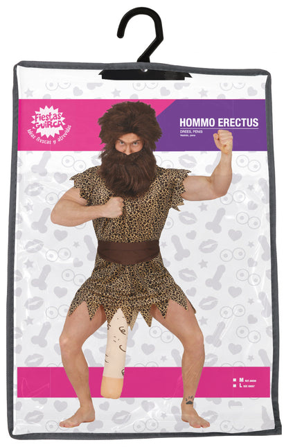 Penis w kostiumie jaskiniowca