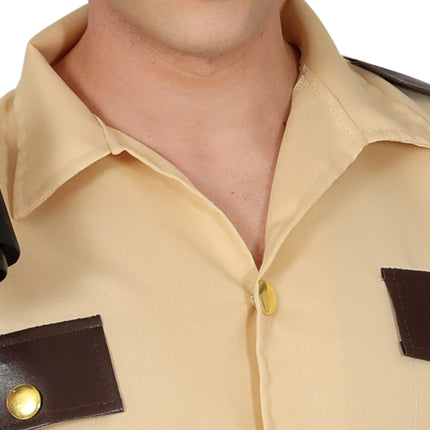 Kostium dżungli męski 3-częściowy