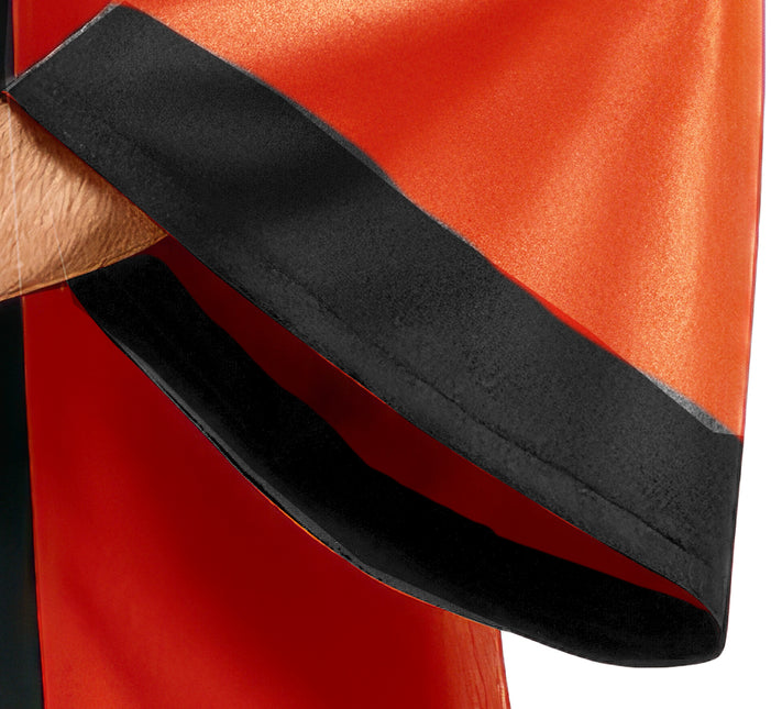 Czerwono czarne kimono męskie 3-częściowe