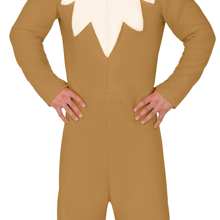 Fox Onesie Brown Beige