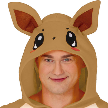 Fox Onesie Brown Beige