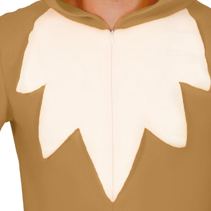 Fox Onesie Brown Beige