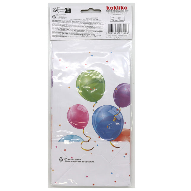 Balony musujące Fsc Papierowe torby imprezowe 4St