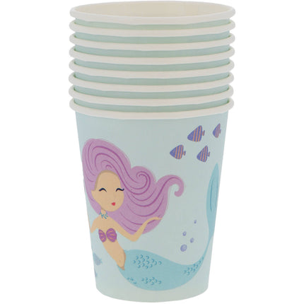 Kubki syrenki 250ml 8szt