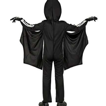 Kostium na Halloween Czarny Biały Nietoperz dla dziecka