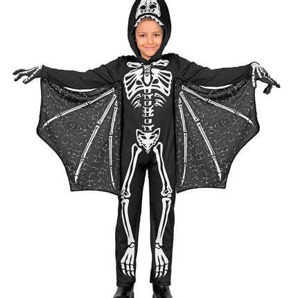 Kostium na Halloween Czarny Biały Nietoperz dla dziecka