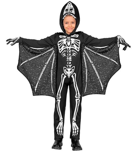 Kostium na Halloween Czarny Biały Nietoperz dla dziecka