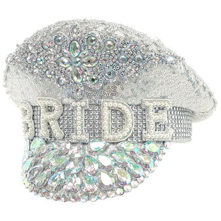 Srebrna czapka panny młodej