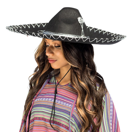 Czarne Sombrero Guillermo