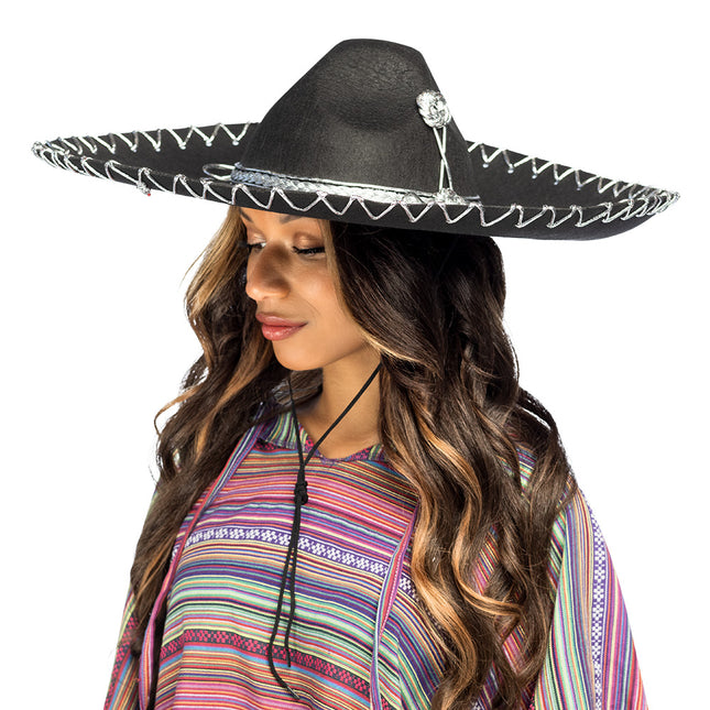 Czarne Sombrero Guillermo