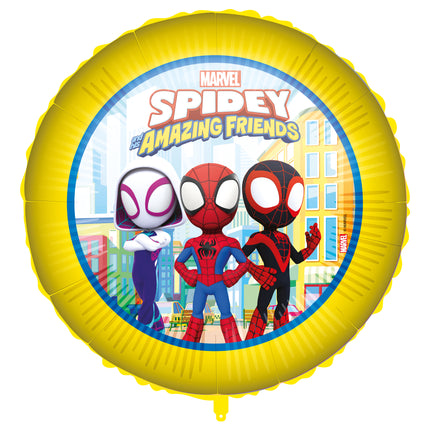 Spidey i jego niesamowici przyjaciele Balon foliowy Spidey i jego niesamowici przyjaciele 46 cm 1 szt.