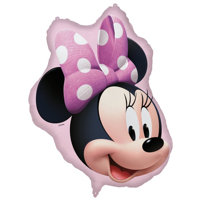 Balon z helem Myszka Minnie pusty 77 cm