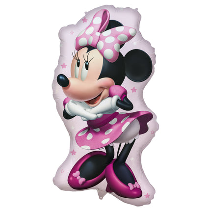 Balon z helem Myszka Minnie pusty 89 cm