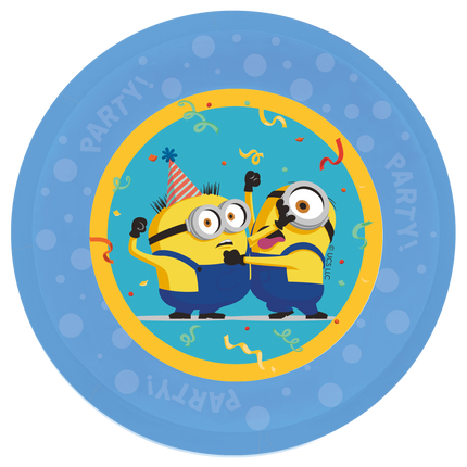 Talerze Minionki plastikowe 21cm 4szt