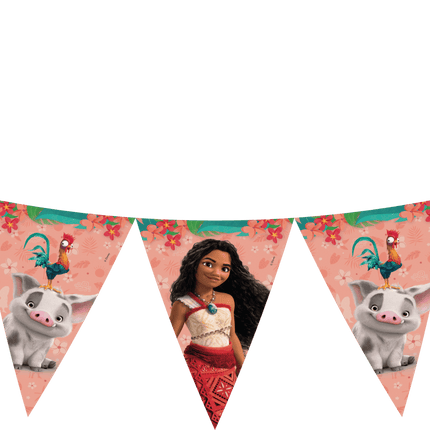 Moana Ii Sailing Spirit Fsc Paper Triangle Flag Banner (9 flag) 1St