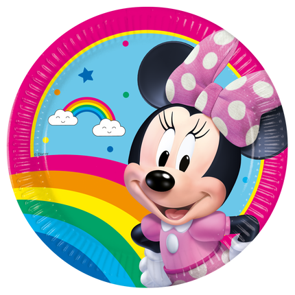 Talerze Myszka Minnie 23cm 8szt
