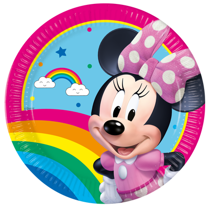 Talerze Myszka Minnie 20cm 8szt