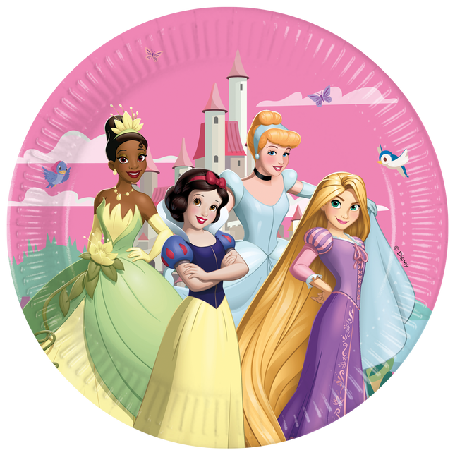 Disney Princesses Talerze 23cm 8szt