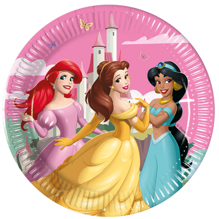 Disney Princesses Talerze 20cm 8szt