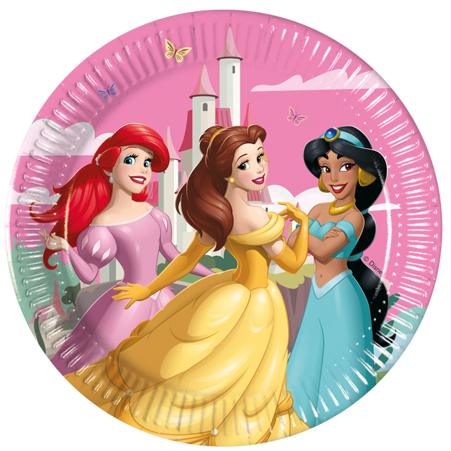 Disney Princesses Talerze 20cm 8szt