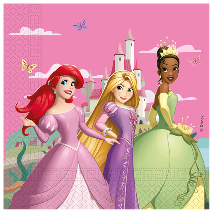 Disney Princesses Serwetki 33cm 20szt