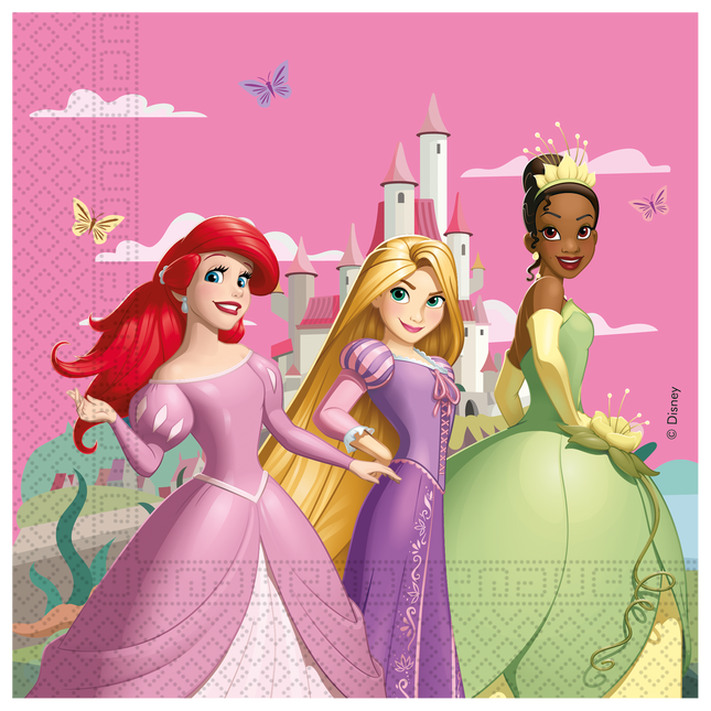 Disney Princesses Serwetki 33cm 20szt