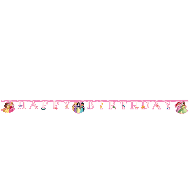 Girlanda z literkami Disney Princesses Happy Birthday