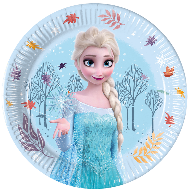 Talerze Frozen Elsa 20cm 8szt