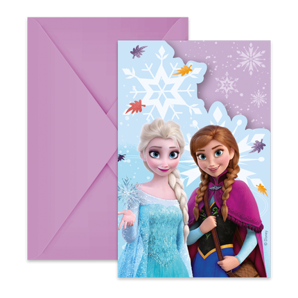 Zaproszenia Frozen 6szt