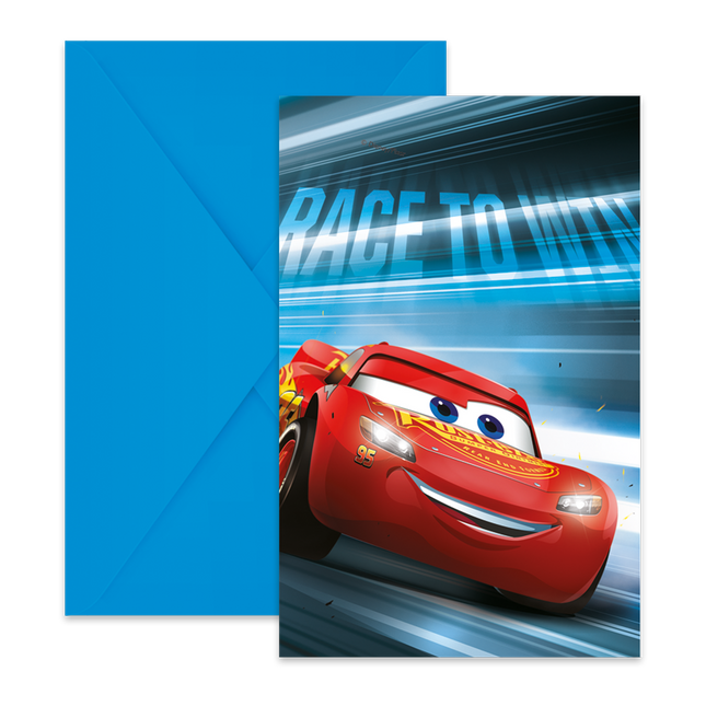 Cars Victory Is Mine Fsc Zaproszenia i koperty 6St