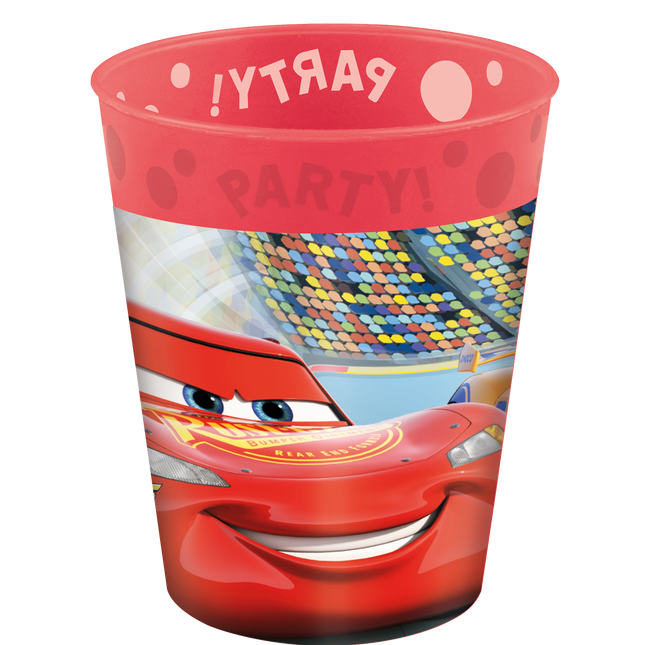 Cars Cup Red 250ml 4szt