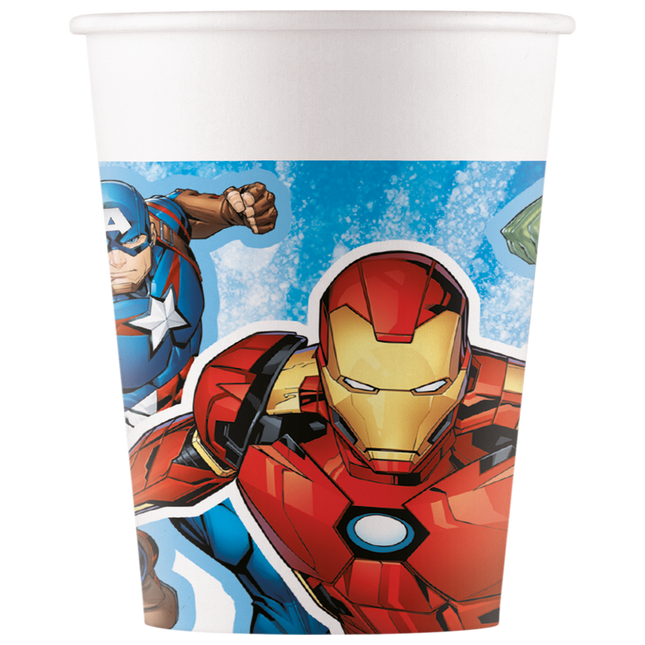 Kubki Avengers 200ml 8szt