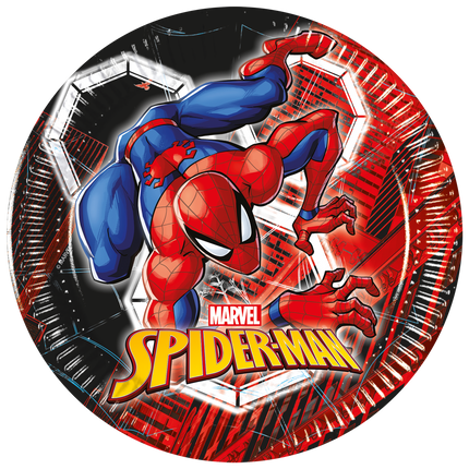 Talerze Spiderman 20cm 8szt