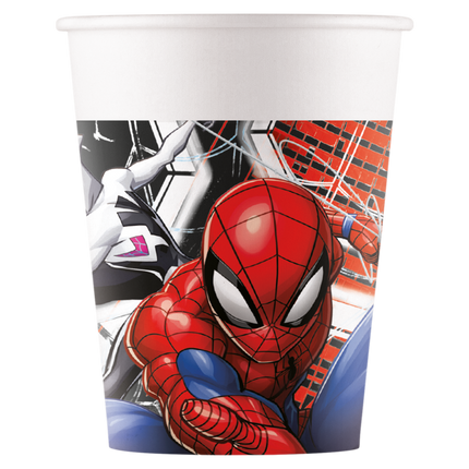 Kubki Spiderman 200ml 8szt