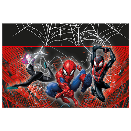Obrus Spiderman z tworzywa sztucznego 1,8 m