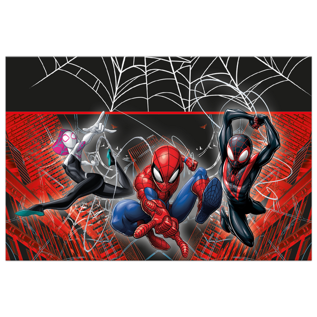Obrus Spiderman z tworzywa sztucznego 1,8 m