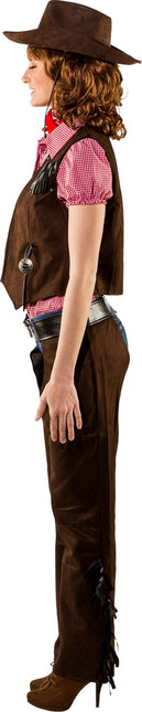 Kamizelka Cowgirl - zamszowy wygląd