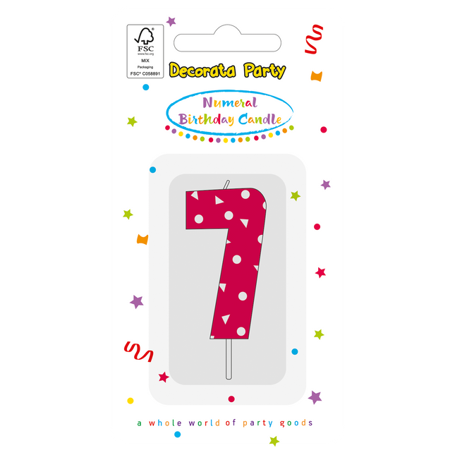 7 Year Candle Pink