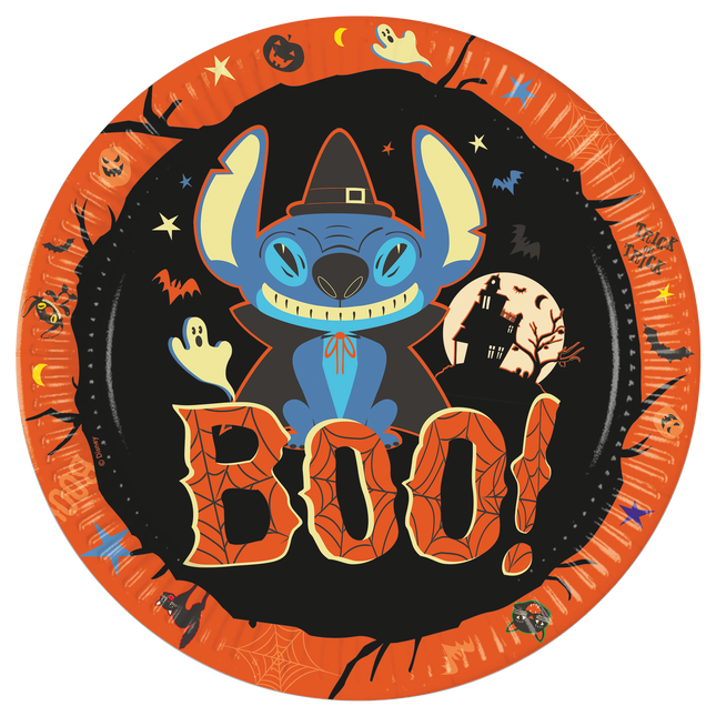 Talerzyki Halloween 23cm 8szt
