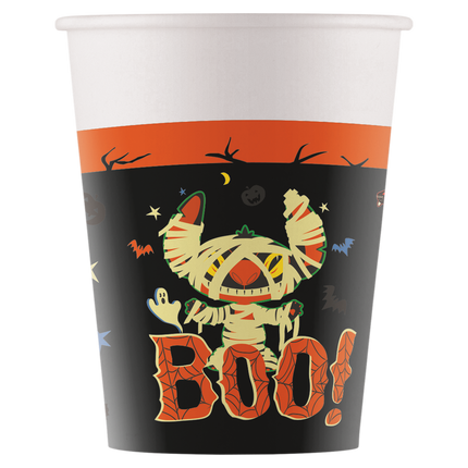 Kubki na Halloween 200ml 8szt