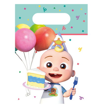 Cocomelon Urodziny Fsc Papierowe Torebki Imprezowe 4St