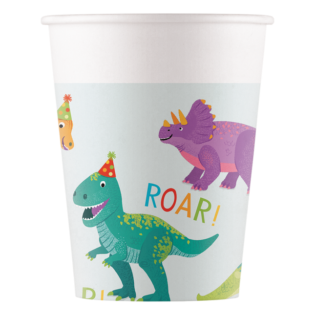 Kubki Dino Roar! 200ml 8szt